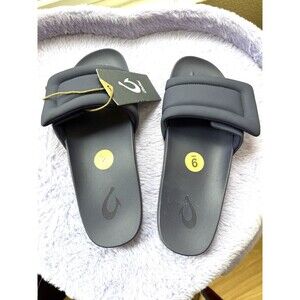 OLUKAI Sunbeam Slide Beach Sandal Women's Size US 9 Navy blue